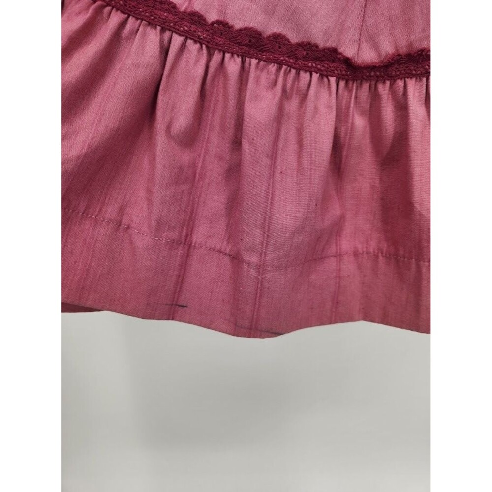 Vintage Gunne Sax Empire Waist Maxi Dress Lace Angel Sleeves Size 7 - Picture 7 of 7